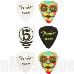 Dernière Chance Fender John 5 351 Celluloid Picks (6 pack)