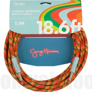 Fender George Harrison Rocky Instrument Cable - 18.6‘ Prix Choc