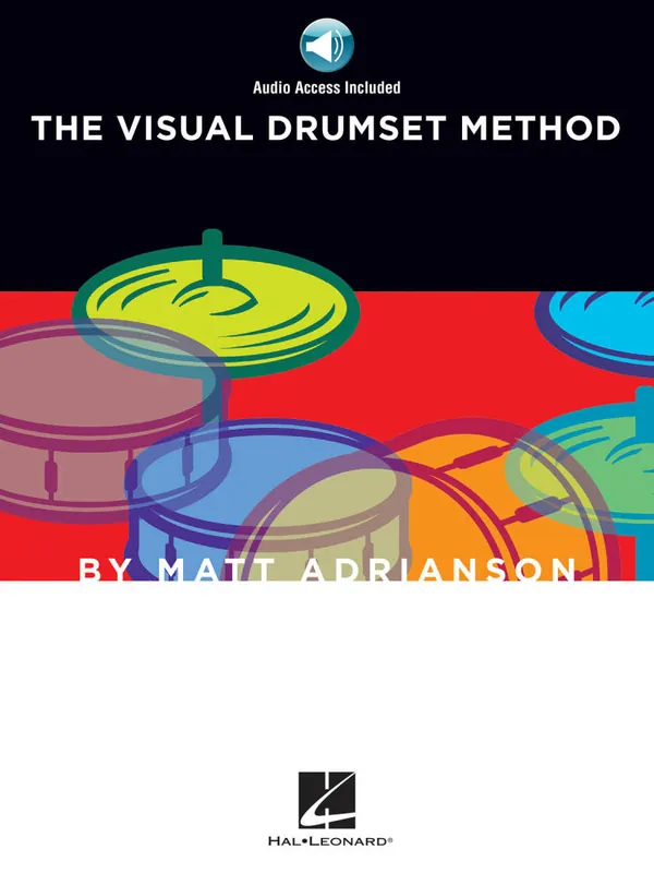 Offre Limitée Hal Leonard The Visual Drumset Method - Adrianson - Book/Audio Online