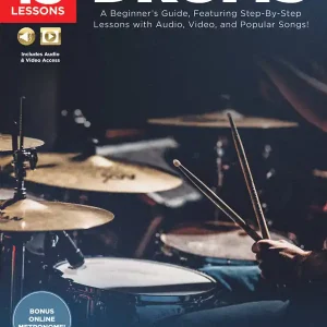 Hal Leonard First 15 Lessons Drums - Arber - Book/Media Online Marque