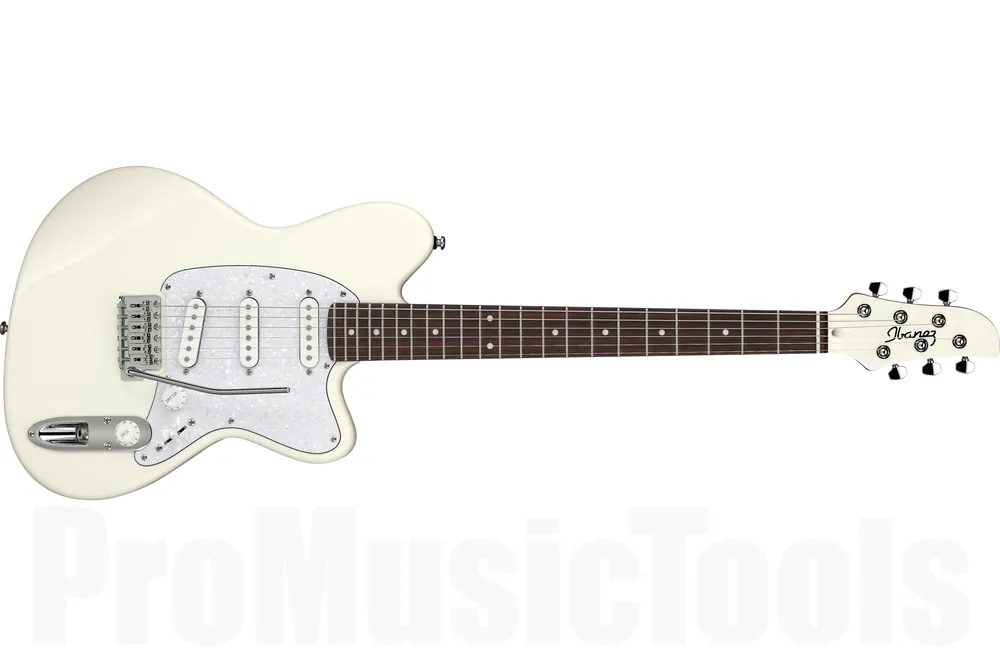 Dernier Modèle Ibanez ICHI100 VWH - Vintage White Ichika Nito Signature Talman Series Guitar