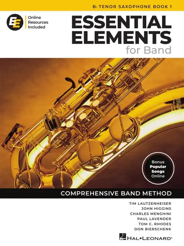 Pas Cher Hal Leonard Essential Elements for Band, Book 1 with EEi (2025) - Bb Tenor Saxophone - Book/Media Online