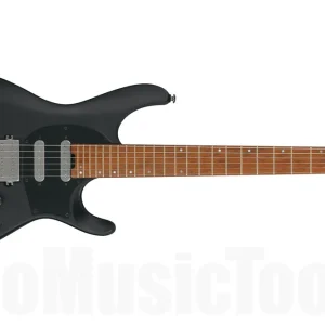 Certifié Ibanez Q54 BKF - Black Flat Quest Series Headless Guitar