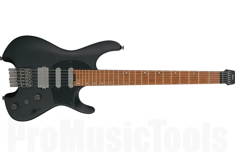 Certifié Ibanez Q54 BKF - Black Flat Quest Series Headless Guitar