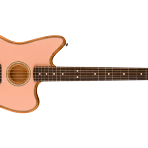 Acheter En Ligne Fender Acoustasonic Player Jazzmaster, Rosewood Fingerboard - Shell Pink