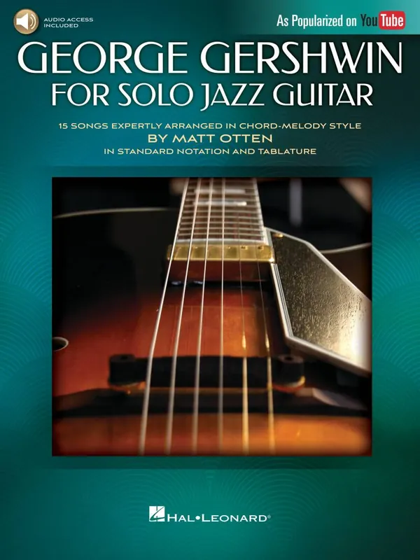 Hal Leonard George Gershwin for Solo Jazz Guitar - Otten - Book/Audio Online Solde