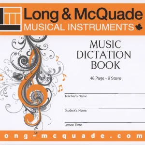Long & McQuade Music Dictation Book - 8 Stave - 48 Page Soldes
