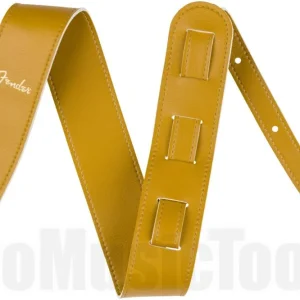 Vente Directe Fender Fender Vegan Leather Strap, Butterscotch, 2.5"