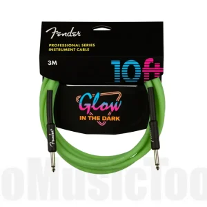 Fender Professional Glow in the Dark Cable, Green, 10‘ Meilleur Prix