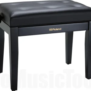 Roland RPB-300BK Piano Bench - Satin Black - Vinyl Top Vente