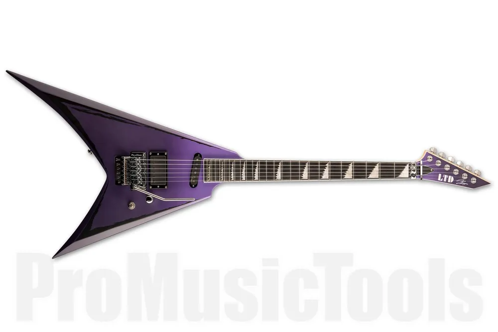 Bon Marché ESP Ltd Alexi Ripped - Purple Fade Satin w/ Ripped Pinstripes