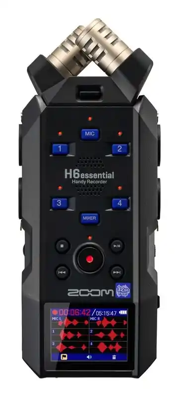 Zoom H6essential 6-Track Portable Audio Recorder Authentique