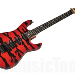 Charvel USA Custom Shop Dinky - Red Bengal FR EB Promotion