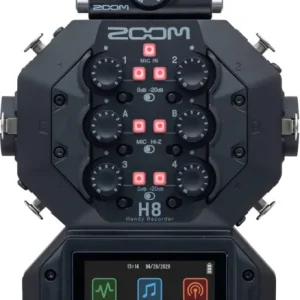 Zoom H8 8-Input / 12-Track Handy Recorder Certifié