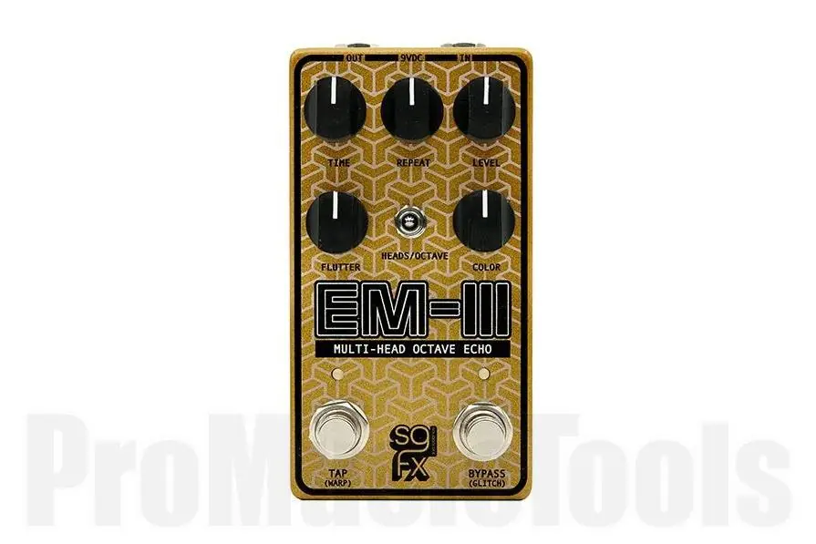 Haute Qualité SolidGoldFX EM-III - Multi-Head Octave Echo