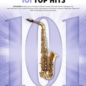 Hal Leonard 101 Top Hits for Alto Sax - Alto Sax - Book Promotion