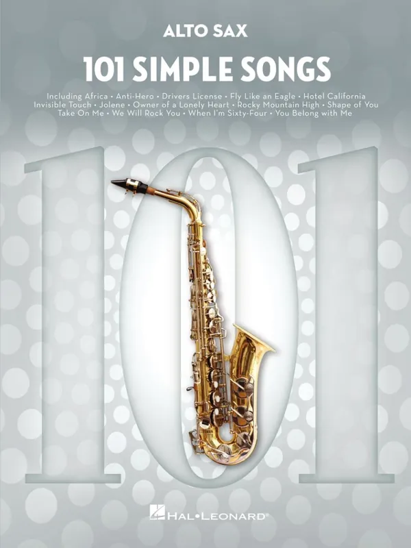 Nouvelle Collection Hal Leonard 101 Simple Songs - Alto Sax - Book