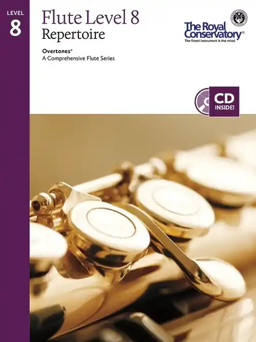 Offre Spéciale Frederick Harris Music Company Overtones Flute Repertoire 8 - Book/CD