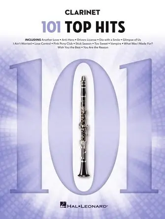 Hal Leonard 101 Top Hits for Clarinet - Clarinet - Book Nouveauté