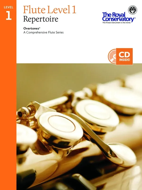 Frederick Harris Music Company Overtones Flute Repertoire 1 - Book/CD Satisfait Ou Remboursé
