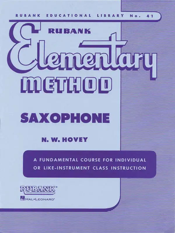 Rubank Publications Rubank Elementary Method - Hovey - Saxophone - Book Offre Exclusive