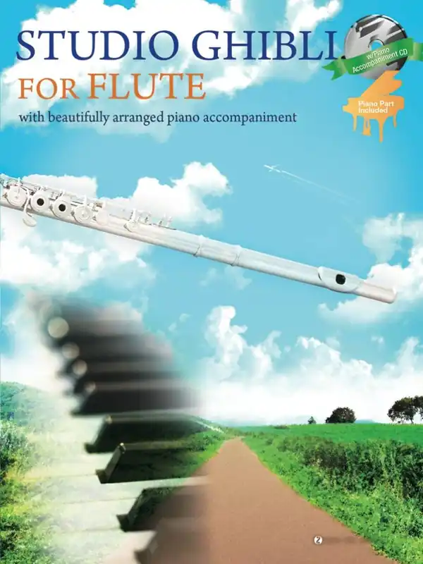 Zen-On Music Company Studio Ghibli for Flute - Goto - Flute/Piano - Book/CD Satisfait Ou Remboursé