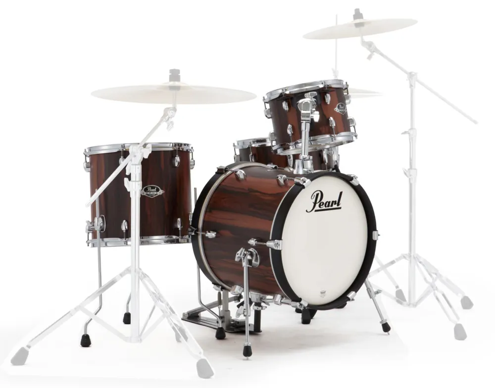 Pearl Export EXX 4-Piece Shell Pack (16,10,13,SD) - Matte Dark Walnut Achetez Aujourd'hui