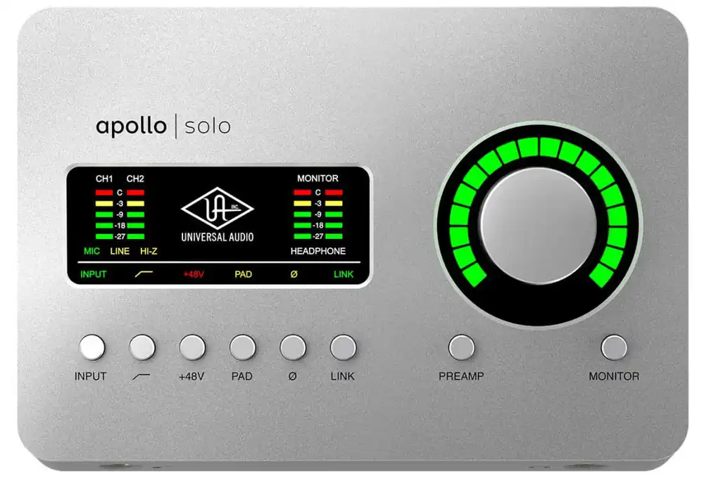 Universal Audio Apollo Solo Thunderbolt 3 Audio Interface - Heritage Edition Soldes