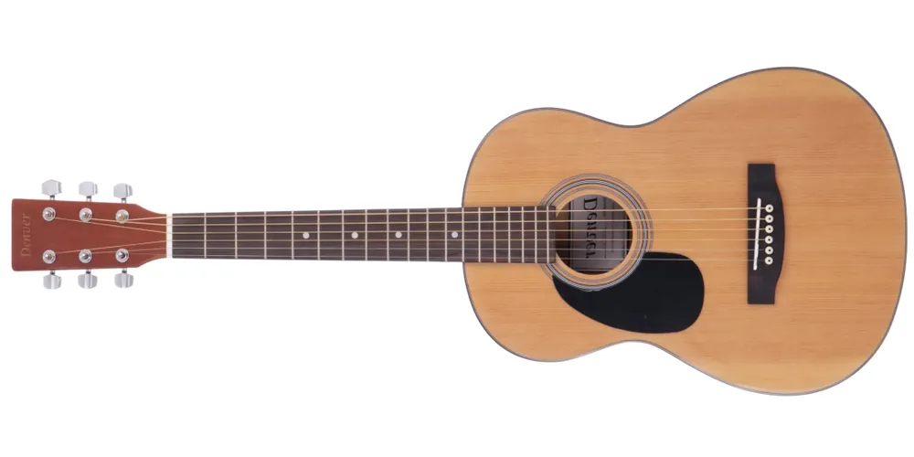 Populaire Denver Acoustic Guitar - 3/4 Size - Natural, Left Handed