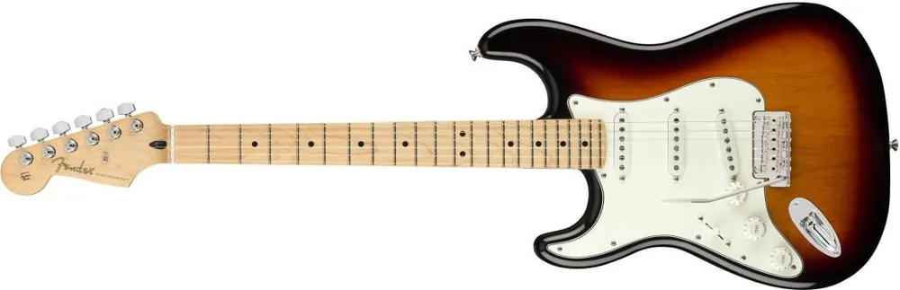 Must-Have Fender Player Stratocaster Left Handed Maple - 3 Tone Sunburst