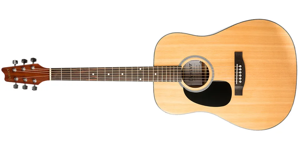 Denver Acoustic Guitar - Full Size - Left Handed - Natural Promotion Saisonnière