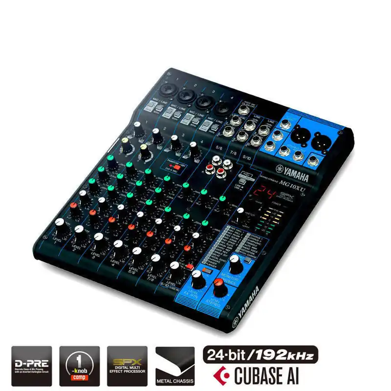 Yamaha 10 Channel MG Series Mixer w/Effects Authentique
