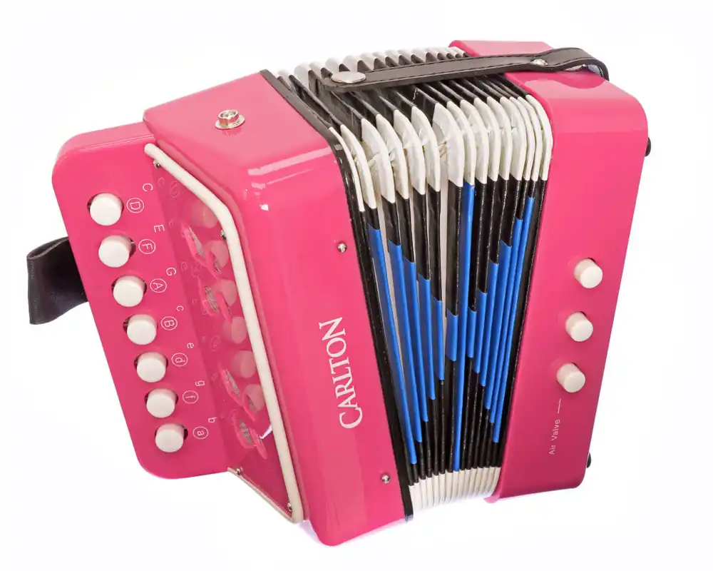 Offre Limitée Carlton Children‘s Diatonic Button Accordion - Pink