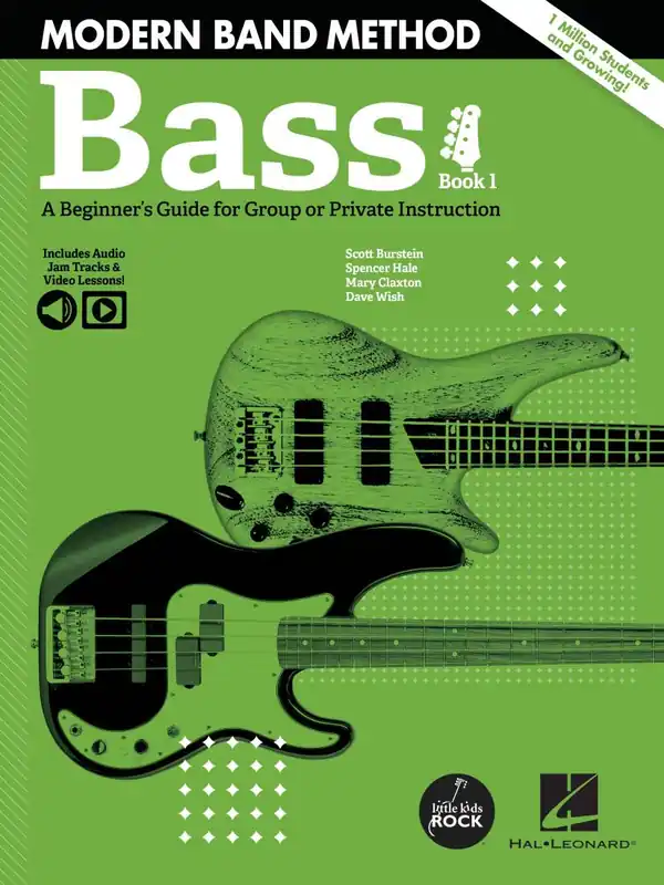 Hal Leonard Modern Band Method, Book 1 - Bass - Book/Media Online Commander Maintenant