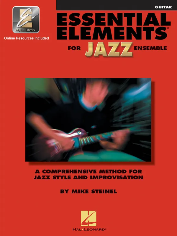 Hal Leonard Essential Elements for Jazz Ensemble - Steinel - Guitar - Book/Media Online Meilleur Prix