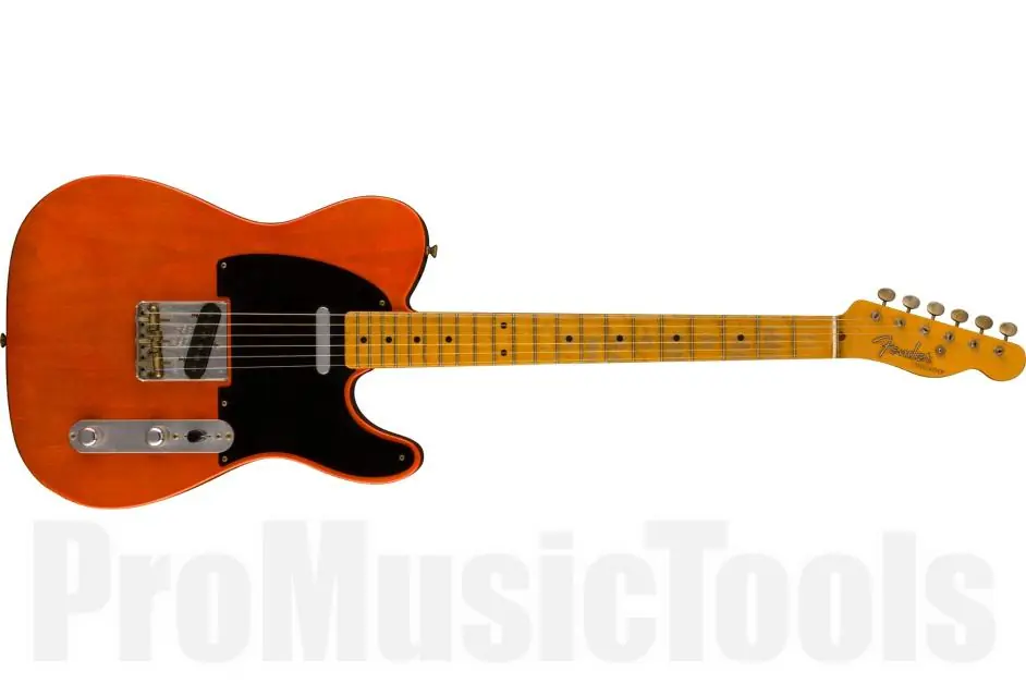 Dernier Modèle Fender Custom Shop 50s Tele - Journeyman Relic - Masterbuilt by Todd Krause - Candy Tangerine