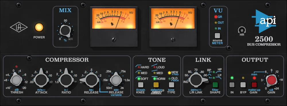 Universal Audio API 2500 Bus Compressor - Download Acheter En Ligne
