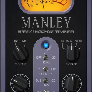 Universal Audio UAD Manley Tube Preamp Plug-in Commander Vite