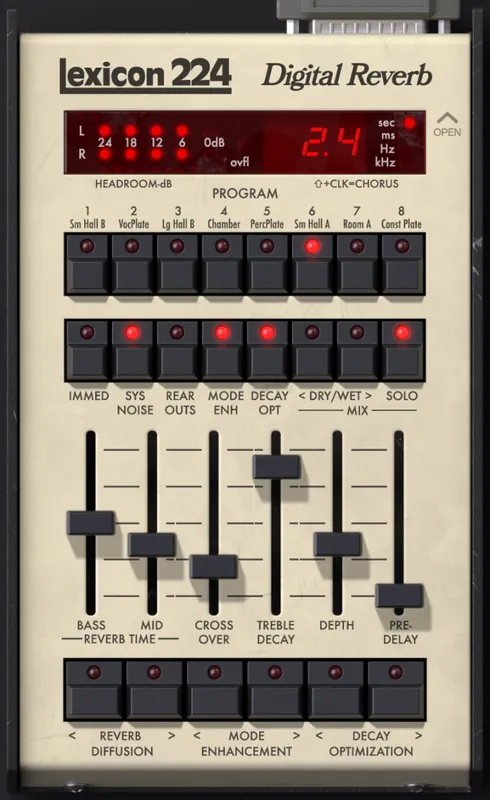 Universal Audio Lexicon 224 Digital Reverb - Download Must-Have