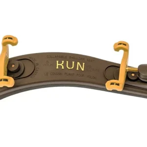 Kun Violin Collapsible Shoulder Rest 1/2 - 3/4 - Brown Super Prix