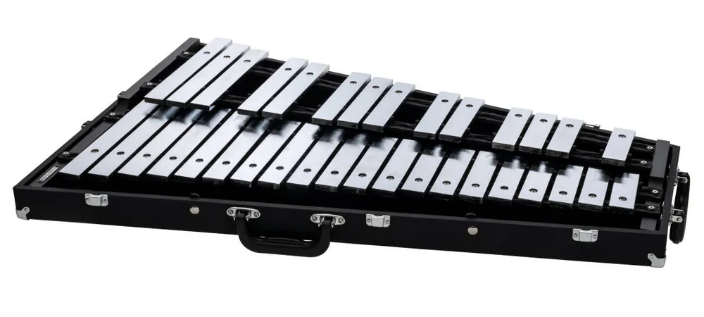 Prix Choc Majestic Percussion Concert Black Series 2.6 Octave Steel Bar Orchestra Bells