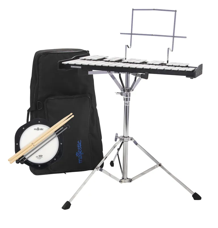 Super Prix Majestic Percussion Student Bell and Practice Pad Kit