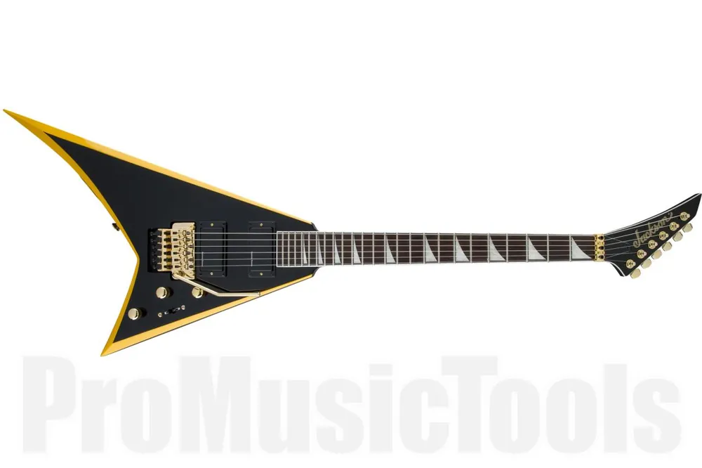Jackson X Series Rhoads RRX24 LRL Black with Yellow Bevels - b-stock Soldes