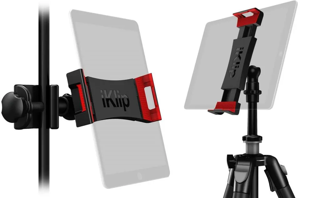 IK Multimedia iKlip 3 Deluxe Mic Stand Support and Camera Tripod Mount for iPad and Tablets Acheter Direct