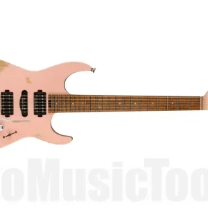 Charvel Custom Shop Nitro Relic Dk24 - Shell Pink - Masterbuilt By "Red" Dave Nichols Authentique