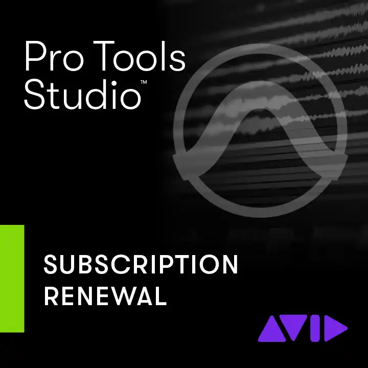Avid Pro Tools Studio 1-Year Subscription RENEWAL - Download Commander Maintenant