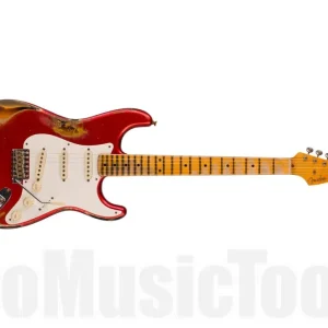 Achat Immédiat Fender Custom Shop Limited Edition ‘56 Strat - Heavy Relic - Super Faded Aged Candy Apple Red Over 2-Color Sunburst