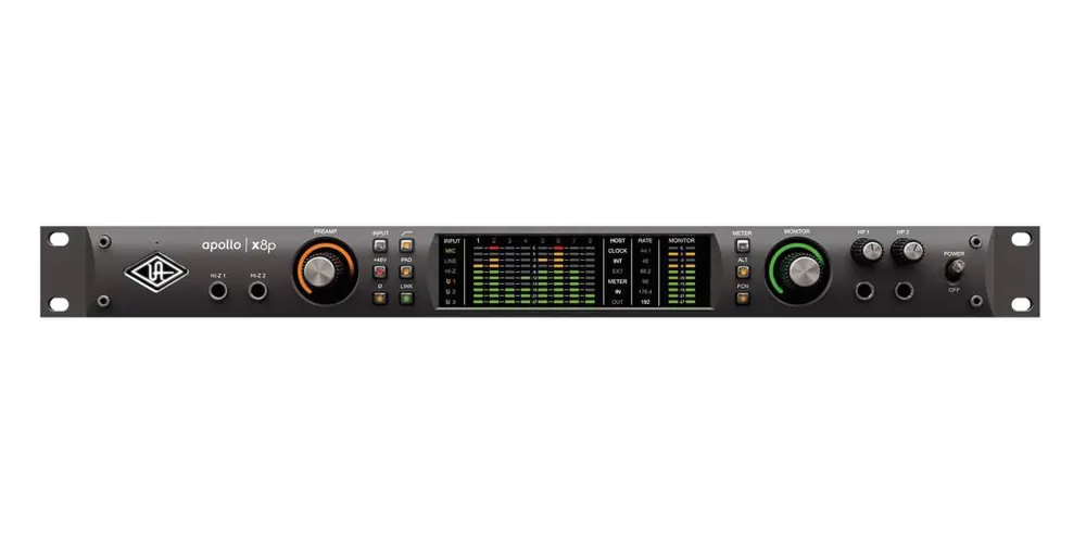Universal Audio Apollo x8p Heritage Edition - Rackmount 16x22 Thunderbolt 3 Audio Interface Nouvelle Collection
