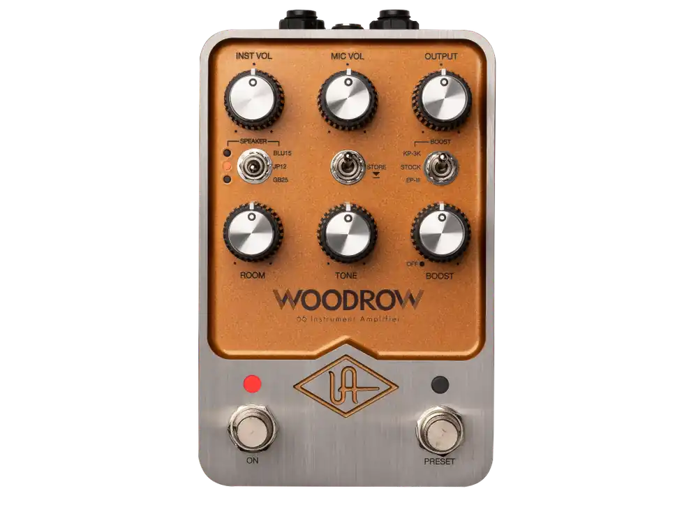 Prix Choc Universal Audio UAFX Woodrow ‘55 Instrument Amplifier Pedal