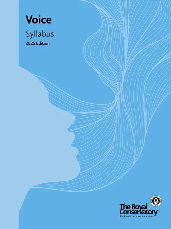 Vente Directe Frederick Harris Music Company RCM Voice Syllabus 2025 Edition - Book